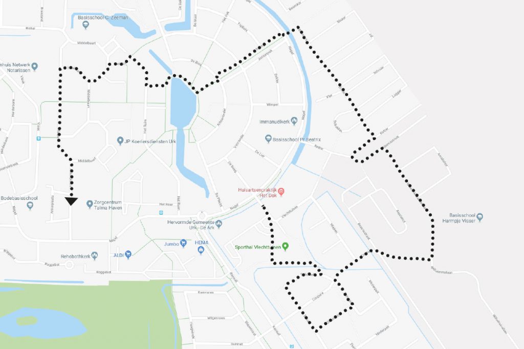 route jachthoornkorps koningsdag